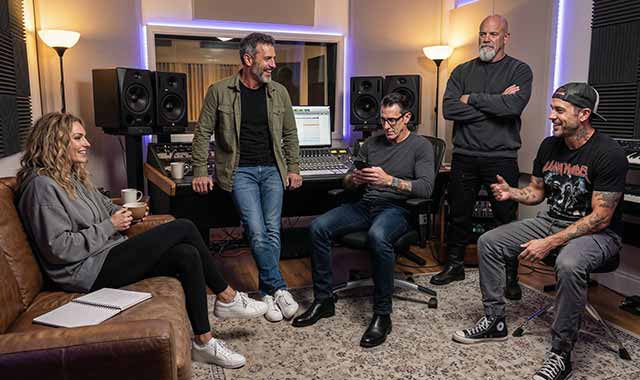 Rust & Rogue in the recording studio